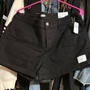 Old Navy Black Jean Shorts Classic Style